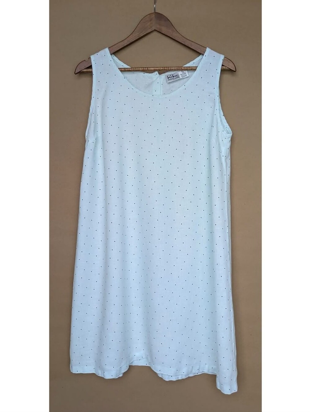 Kiko Mint Chip Linen Shift Dress